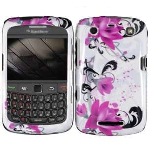For Verizon Blackberry Curve 9370 9360 Accessory   Red Lily Design 