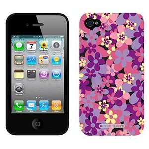  Flower Power Purple on AT&T iPhone 4 Case by Coveroo  