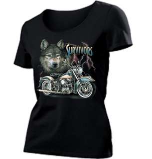00267 Biker / Chopper / Motorrad Motiv Women T Shirt  