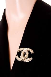 CHANEL Brosche goldfarben  