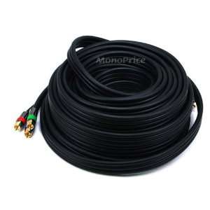  PREMIUM 50FT 3 RCA Component Video Coaxial RG 6 18AWG 