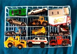 Matchbox & Hot Wheels Lot 2 1978 Cases + 54 Vehicles  