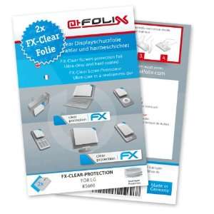 com 2 x atFoliX FX Clear Invisible screen protector for LG KS660 / KS 
