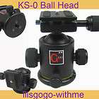 KS 0 Tripod Ball Head Ballhead + Quick Release Plate