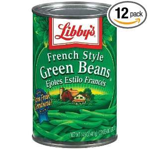 Libbys French Style Green Beans, 14.5 Ounce Cans (Pack of 12)  