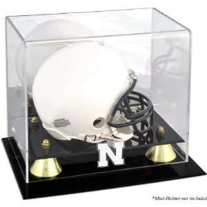  Nebraska Cornhuskers Golden Classic Logo Mini Helmet 