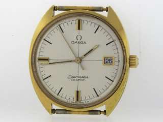 Vintage Omega Sea master Cosmic Automatic Movement Gold Plated Mens 