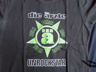 DIE ÄRZTE TSHIRT GIRLIE unrockstar GR.L Tour 2004 in Nordrhein 