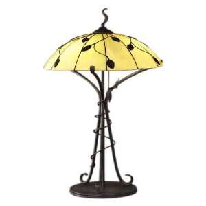    Forged Leaf Table Lamp 25.5h Imperial Bronze