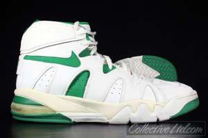 1994 Vtg Nike Air Strong High jordan WHITE GREEN 15.5  