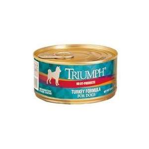  24PK TRIUMPH CANNED DOG FOOD, Color TURKEY; Size 5.5 