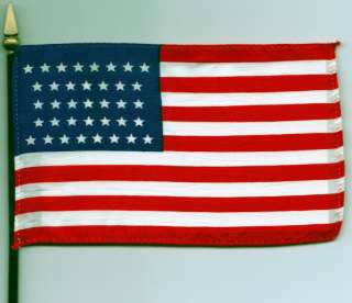 37 Star US Flag   (1867 1877) 4x6 Flag on Pole NEW  