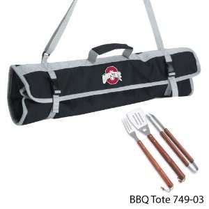  Ohio State 3 Piece BBQ Tote Case Pack 4 
