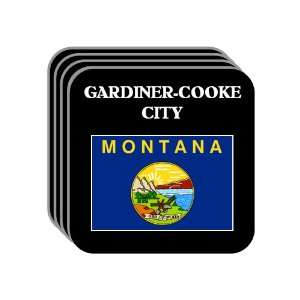  US State Flag   GARDINER COOKE CITY, Montana (MT) Set of 4 