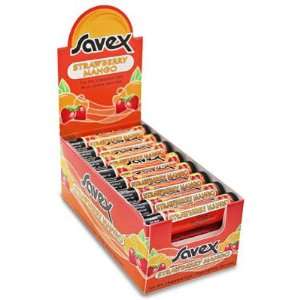    Savex .15 Oz Strawberry Mango Lip Balm Display Case Pack 72 Beauty