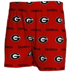 Georgia Bulldogs Red T2 Boxer Shorts 