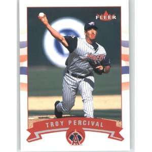  2002 Fleer Gold Backs #278 Troy Percival   Anaheim Angels 