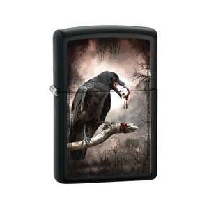  Zippo Goth Raven Eyeball Licorice Lighter Electronics