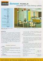 National Gypsum 1962 Catalog Gold Bond Asbestos Cement Wall Panels 