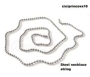 Men Stainless Steel Cross/Ring Pendant/Necklace set  