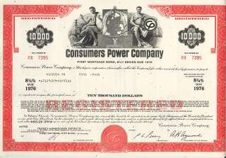 Consumers Power Company Michigan ( now Consumers Energy  
