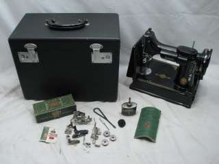   FEATHERWEIGHT QUILTING SEWING MACHINE 1951 221 1 PORTABLE CASE  