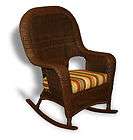wicker rocking chair  