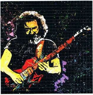 Jerry Garcia BLOTTER ART psychedelic Grateful Dead  