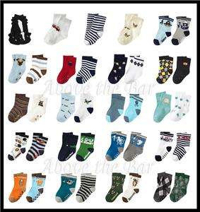 NWT Gymboree Baby Toddler Boys Socks Many Lines & Sizes U Pick  