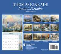 Thomas Kinkade Natures Paradise 2012 Calendar   NEW  