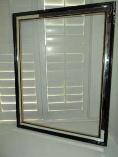 VINTAGE Art Deco Large MIRRORED Picture FRAME 26 x 34  