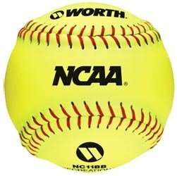   11 Protac NCAA Indoor/Outdoor Training Fastpitch Softballs  