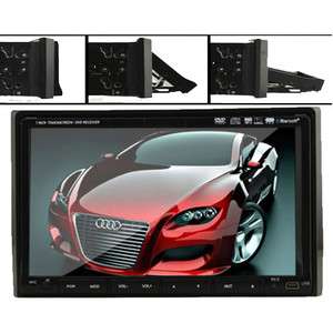 Double 2Din Slide 7Touch Screen Radio Tuner Car Stereo DVD Player USB 