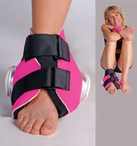 Hot Pink Double Ankle Ice Bag Wrap  