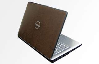 Dell Inspiron 1525 Laptop Cover Skin   Brown Leather  