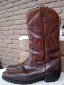 GREAT WORK BOOTS Made by WOLVERINE. The color is BROWN with dark brown 