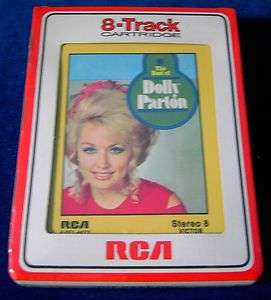The Best Of Dolly Parton 1970 8 Track Tape NEW  