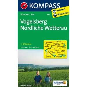Vogelsberg   Nördliche Wetterau 1  50 000 Wanderkarte mit Radtouren 