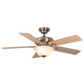    52 In. Brushed Nickel Ceiling Fan w/Light Kit customer 
