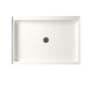 Swan 32 in. x 48 in. FiberglassSingle Threshold Shower Floor in Bisque