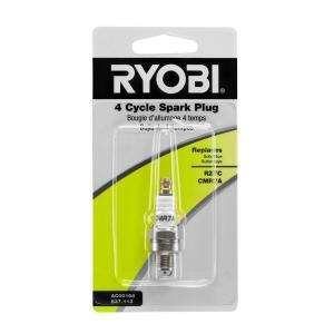 Ryobi 4 Cycle Spark Plug for Trimmers AC00164 