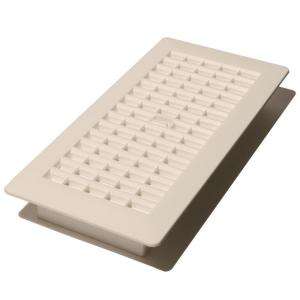 Decor Grates 4 In. X 8 In. Plastic Floor Register PL408 WH at The Home 