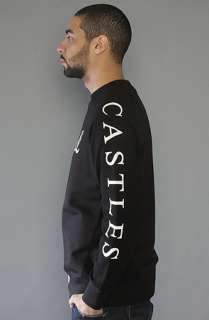 Crooks and Castles The Shadows Crewneck Sweatshirt in Black 