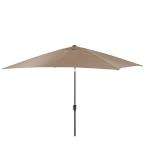 Augusta 120 in. x 76 in. Rectangular Umbrella in Vintage Pewter