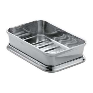 InterDesign Astor Soap Dish in Polished Stainless Steel 78240 at The 