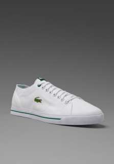 LACOSTE Marcel Sneaker in White/Dark Green  