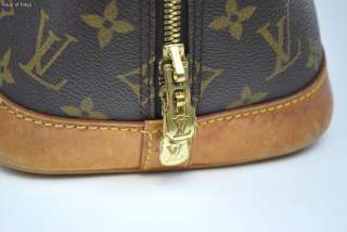 Authentic LOUIS VUITTON LV Monogram Alma Hand Bag Purse  