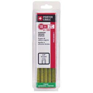 Porter Cable 18 Gauge X 7/8 In. Narrow Crown Staple 5000 Per Box 