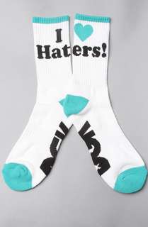 DGK The Haters 5 3Pack Socks in Black White Athletic Heather 