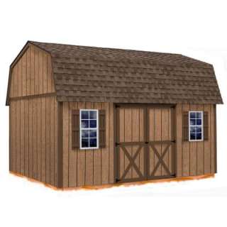 Best Barns Homestead 12 ft. x 16 ft. Wood Shed Kit without Floor 